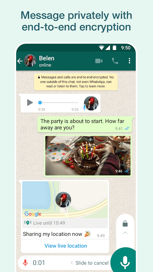 WhatsApp Messenger  Screenshots