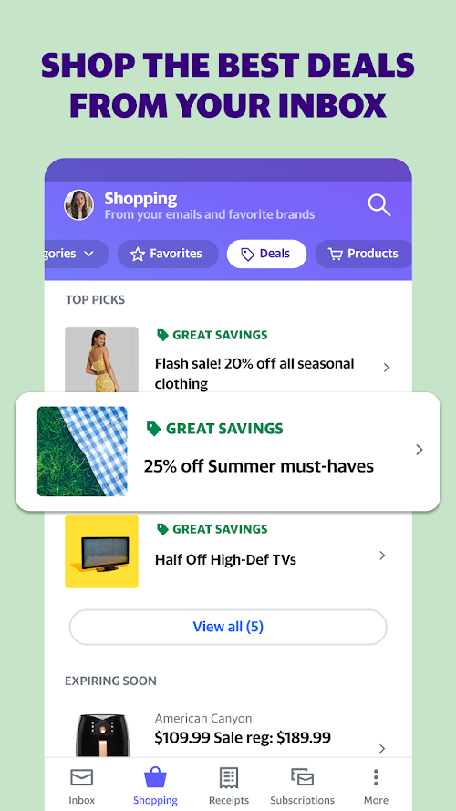 Yahoo Mail  Screenshots
