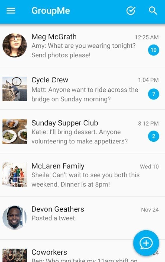 GroupMe  Screenshots