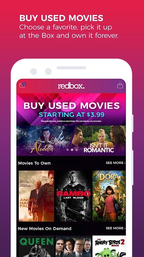 Redbox: Rent. Stream. Buy.  Screenshots