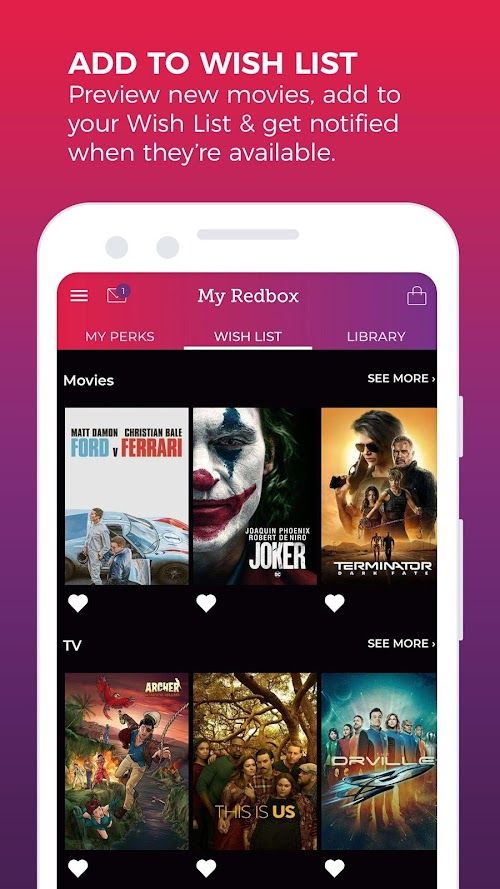 Redbox: Rent. Stream. Buy.  Screenshots