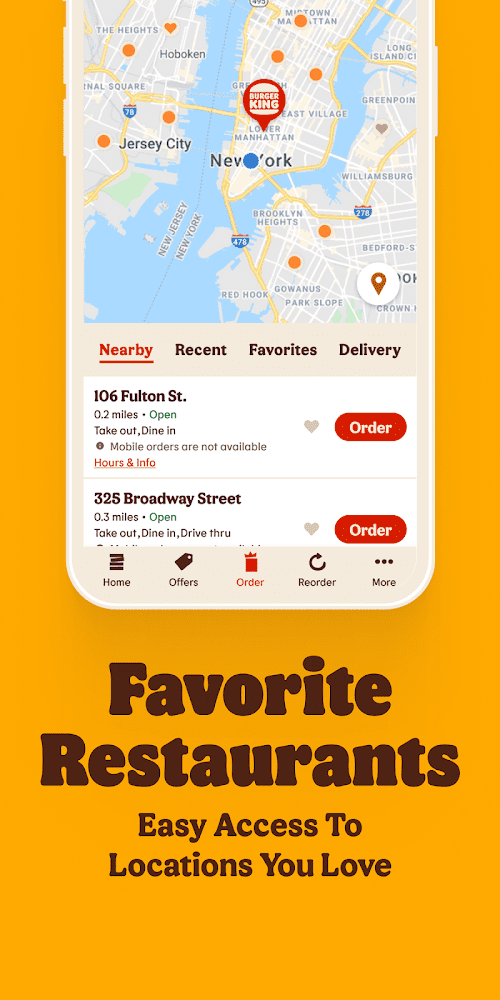 Burger King App  Screenshots