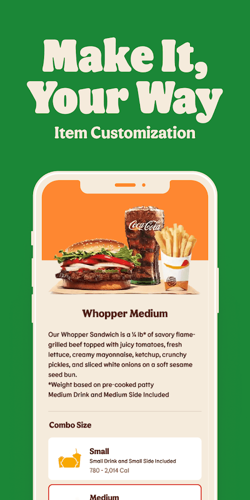Burger King App  Screenshots