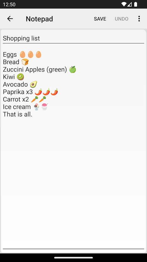 Notepad  Screenshots
