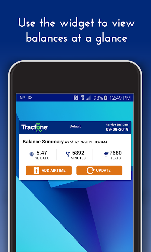 TracFone My Account  Screenshots