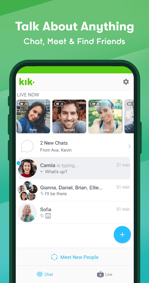 Kik — Messaging & Chat App  Screenshots
