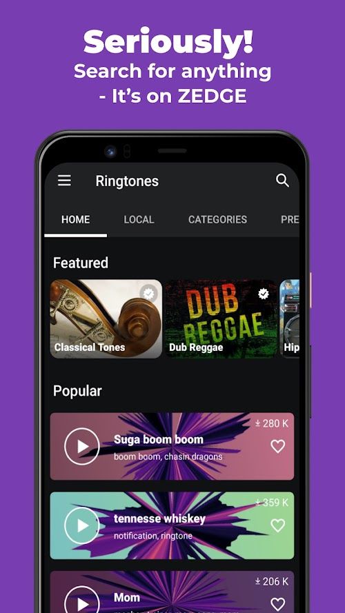 Zedge  Screenshots