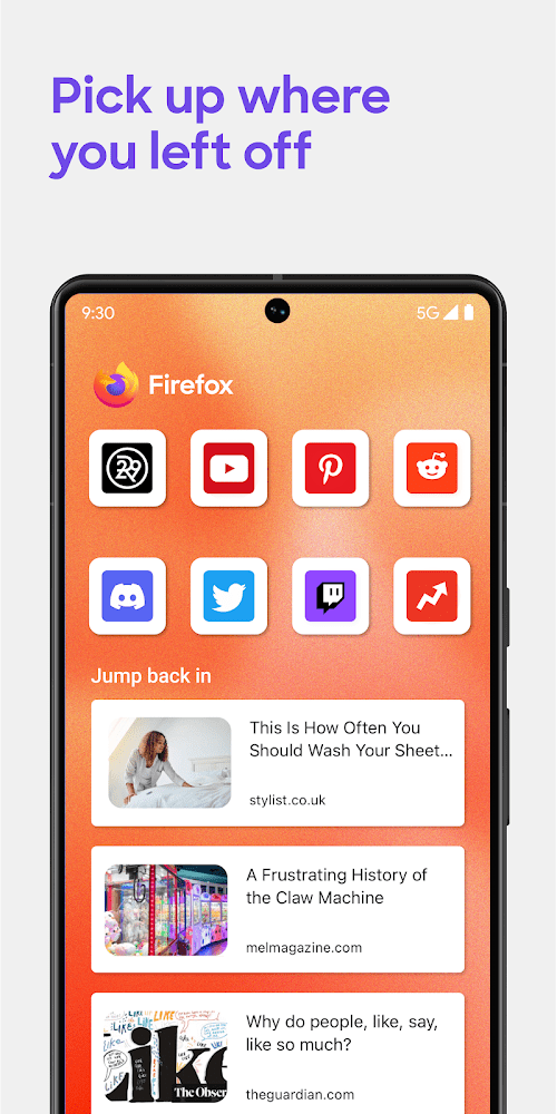 Firefox Browser  Screenshots