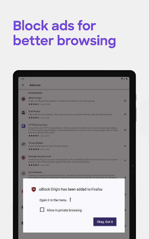 Firefox Browser  Screenshots