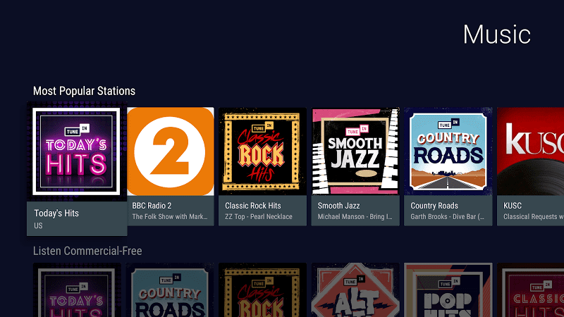 TuneIn Radio  Screenshots