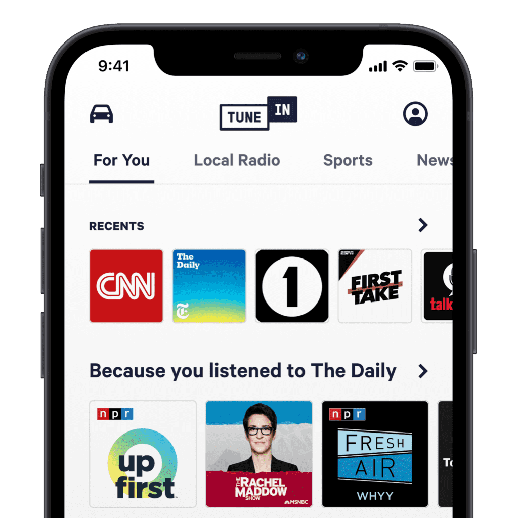 TuneIn Radio  Screenshots