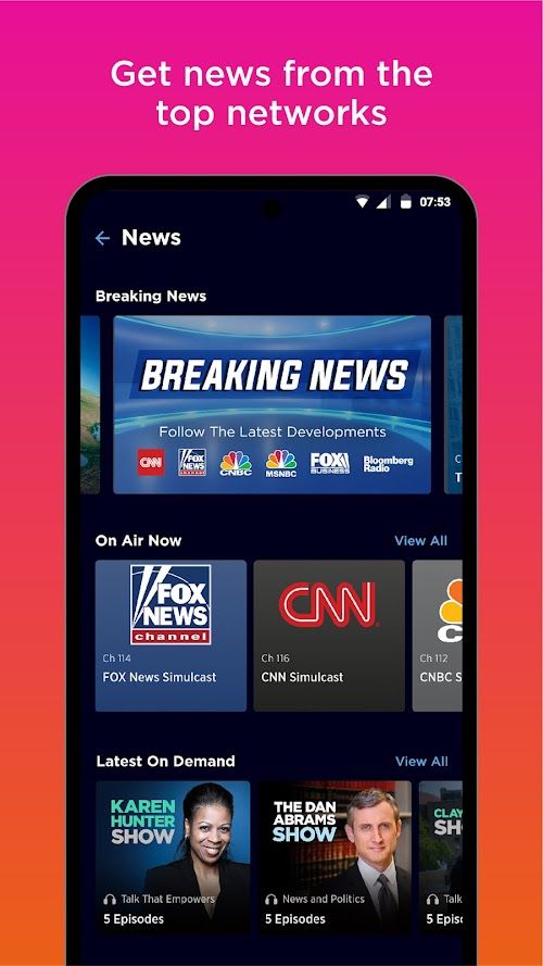 SiriusXM  Screenshots