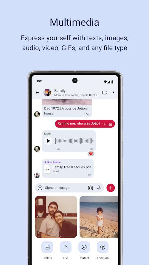Signal  Screenshots