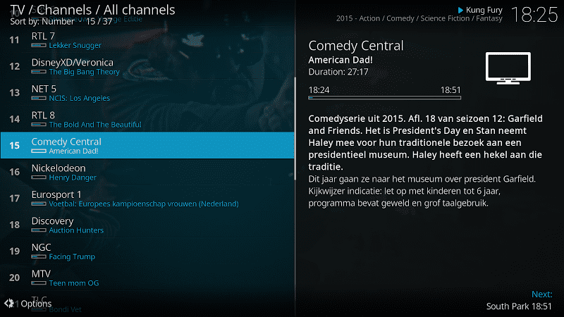 Kodi  Screenshots