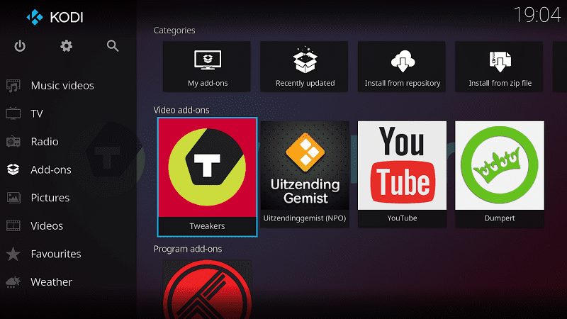 Kodi  Screenshots