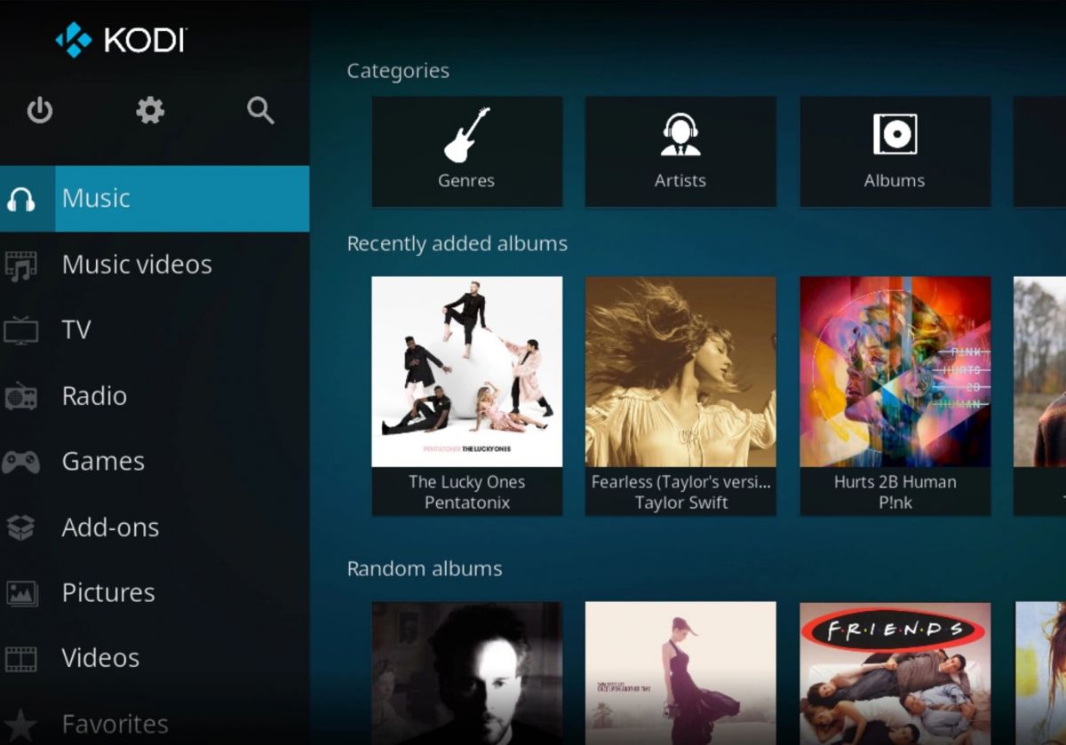 Kodi  Screenshots