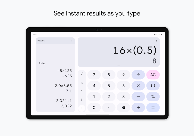Calculator  Screenshots