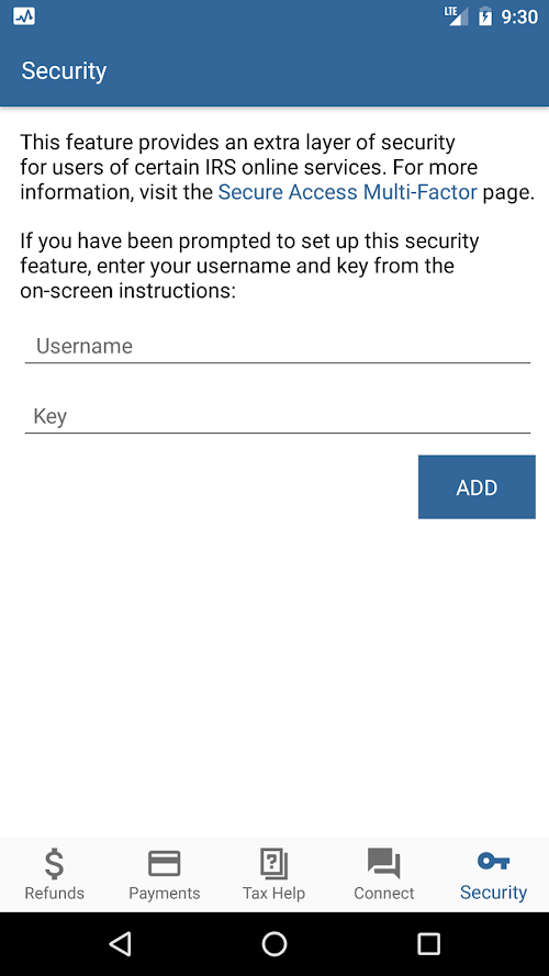 IRS2Go  Screenshots