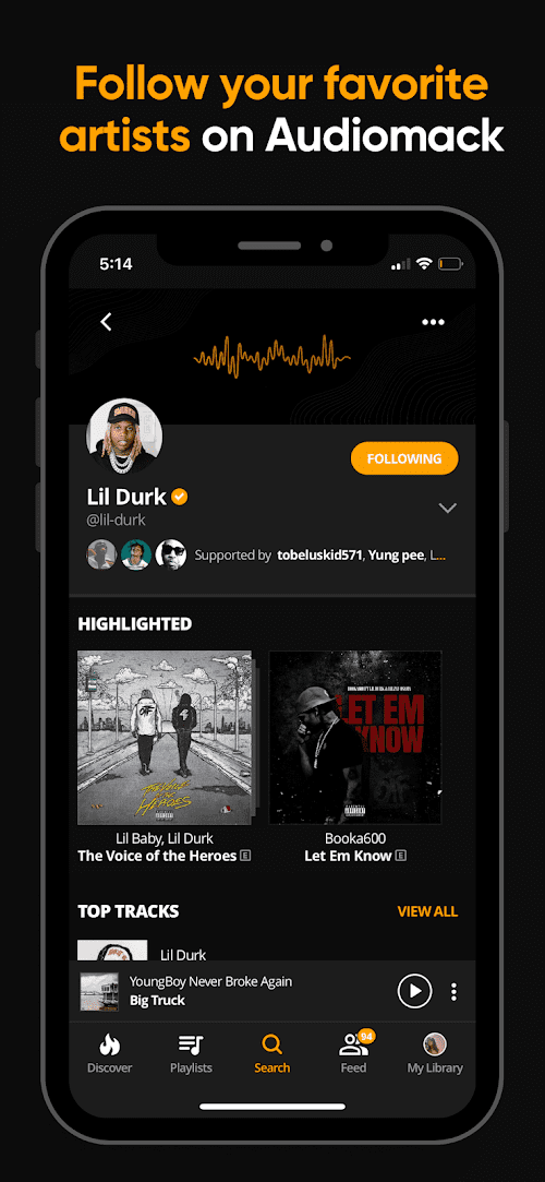 Audiomack  Screenshots