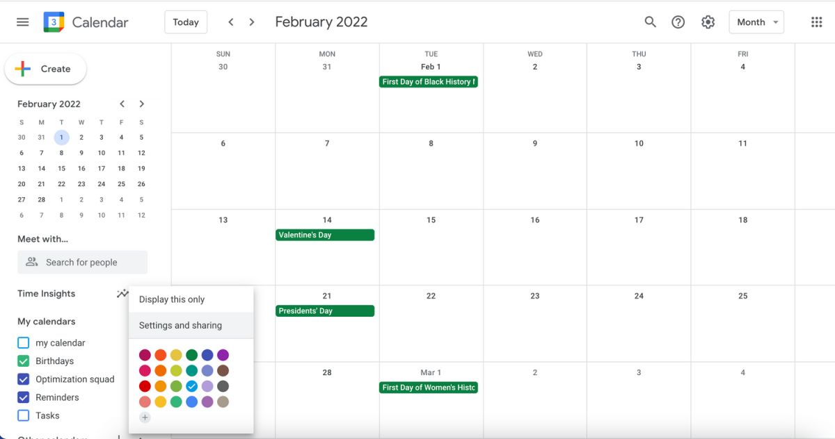 Google Calendar  Screenshots