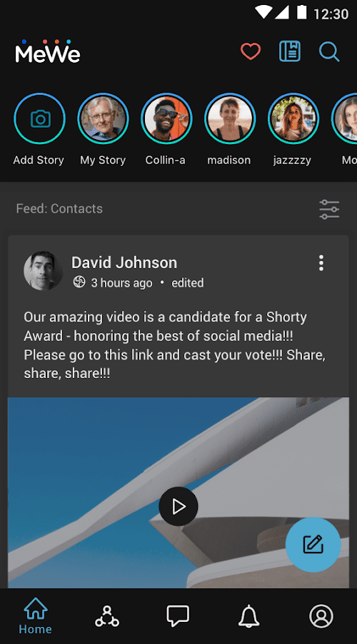 MeWe  Screenshots