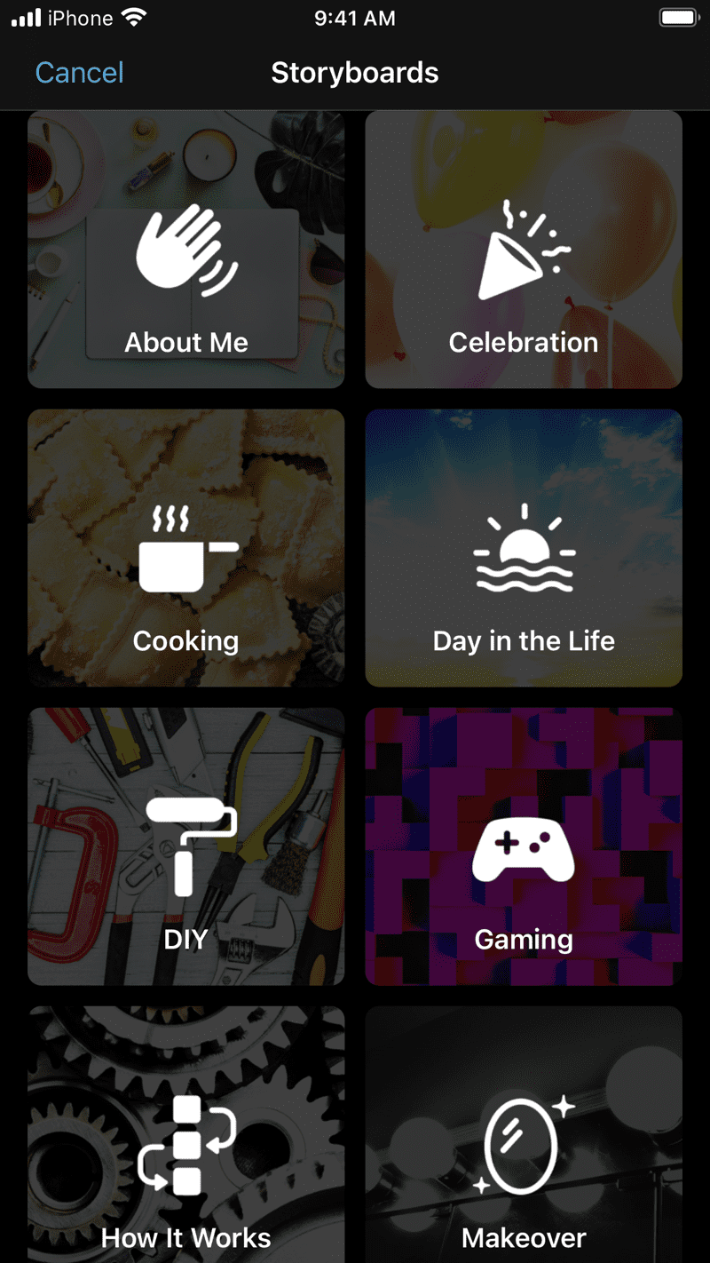iMovie  Screenshots